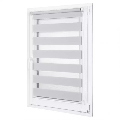 Doppel roló szürke 100cm, alu kazettás