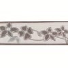 Fehér-szürke virágos bordűr 302-15