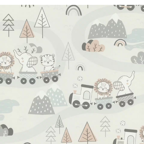 Kids World II Tapéta - Utazó állatok 302332