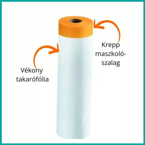 Kreppszalagos goldband  takarófólia