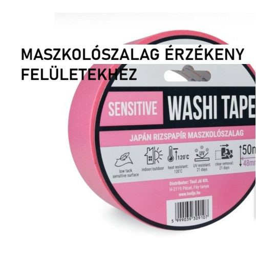 Sensitive Washi tape rizspapír maszkolószalag 309084