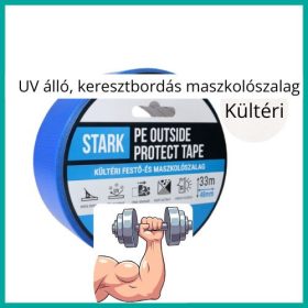  UV álló, 60 napig visszaszedhető, STARK  keresztbordás maszkolószalag