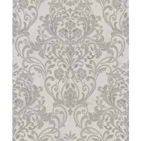 Szürkésbarna- bronz klasszikus barokk tapéta 32603