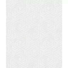 Törtfehér geometria mintás tapéta 32606