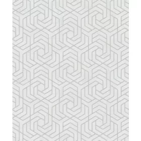  Szürke-ezüst geometria mintás tapéta 32607