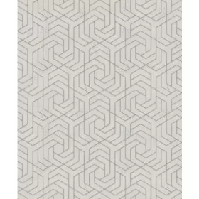 Bézs-arany geometria mintás tapéta 32608