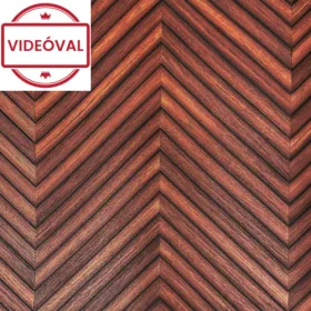   Travertino rozsdabarna, fekete parketta mintás tapéta 33379