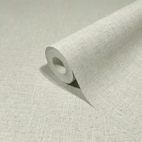   Travertino/ Boho világosszürke szövött hatású tapéta 33388