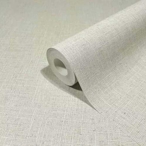Travertino/ Boho világosszürke szövött hatású tapéta 33388