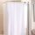 Zuhanyfüggöny tartó kád elem 70 x 165 cm fehér L alakú
