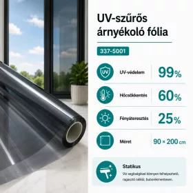   UV szűrős, árnyékoló fólia Tönungsfolie static 337-5001