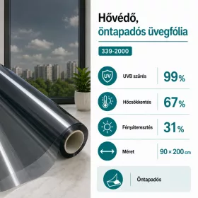 Hővédő ablakfólia 67% 339-2000
