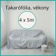 Takarófólia vékony 4x5m (8 micron)