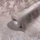 Selymesen fénylő, barna betonmintás tapéta 34279