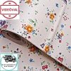Virágmintás öntapadós fólia Sunflor weiss 346-0193