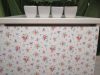 Virágmintás öntapadós fólia Sunflor weiss 346-0193