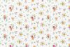 Virágmintás öntapadós fólia Sunflor weiss 346-0193