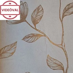   Up to Date szürke alapon rose gold virág mintás tapéta 34801