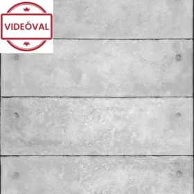 Up to Date világosszürke kő lap hatású tapéta 34860