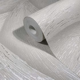   Ritus  szürkésfehér alapon ezüst íves geometriai mintás tapéta  35501