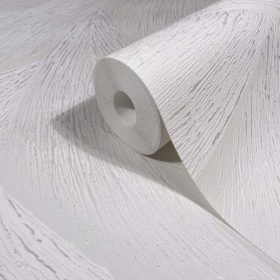   Ritus szürkésfehér alapon  íves geometriai mintás tapéta  35503