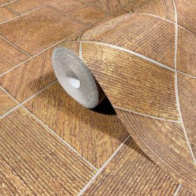 Ritus arany geometriai mintás tapéta 35513