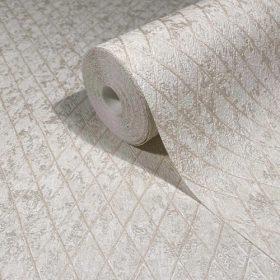 Ritus modern bézs-arany geometriai mintás tapéta 35535