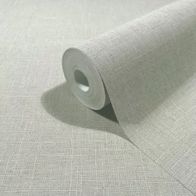   Boho uni kőszürke árnyalatú lenvászon hatású textilmintás tapéta 35752