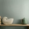 Boho uni kőszürke árnyalatú lenvászon hatású textilmintás tapéta 35752
