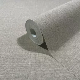   Boho uni lilás-barna árnyalatú lenvászon hatású textilmintás  tapéta 35760