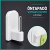 Öntapadó vitrázskampó acélszöggel