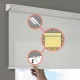  GARDINIA Comfort Move fehér fényszűrő roló 75cm