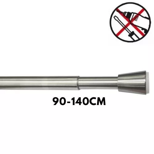 Feszített rúd Gardinia 26/23 nemesacél 90-140 cm 36201