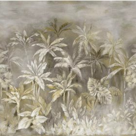   Magic Walls-Nature rajzolt hatású pálmafás poszter szürkés árnyalat 364460