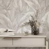 Marburg Whisper 36464 szürke leveles vlies tapéta