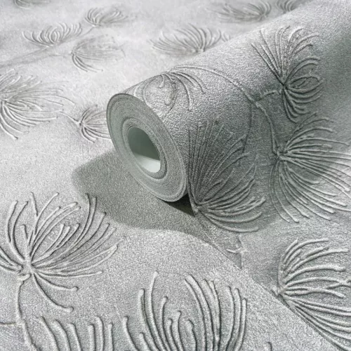 Marburg Whisper 36497 szürke virágos vlies tapéta