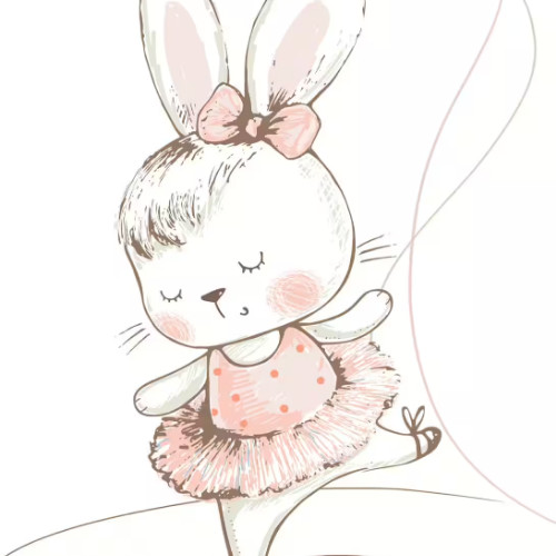 Kids World II Poszter - Balettozó nyuszi 367898