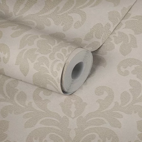 Lídó bézs csillogó klasszikus mintás tapéta GT01001