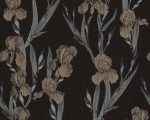   Daniel Hechter 6  fekete alapon, barna virág mintás tapéta 37526-1