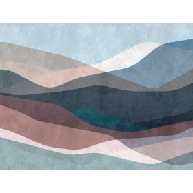 Pasztellszín dombok digitális poszter 38255-1