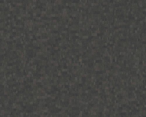 Fekete aprókockás tapéta 38593-2