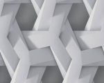 3D hatású tapéta szürke geometriai 38721-2