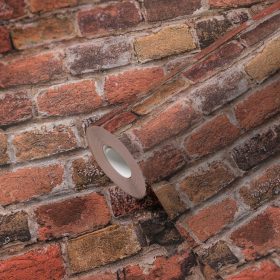 Elements téglavörös tapéta 38814-1