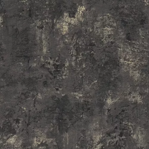 Texture Art Fekete-arany régies hatást keltő betonmintás tapéta 38823-4