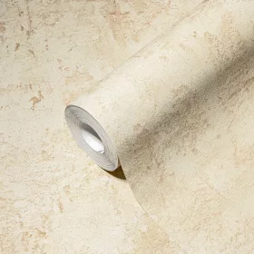  Texture Art meleg drapp barna betonhatású tapéta 38823-7