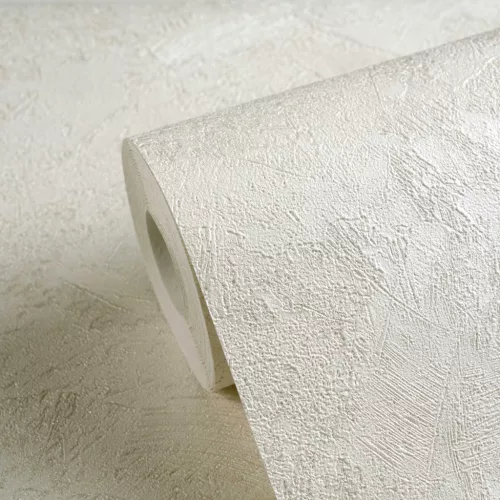 Designed in White fehée, vakolat hatású tapéta 39035-4
