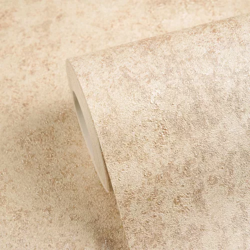  Texture Art elegáns bézs-arany betonhatású tapéta 39036-1