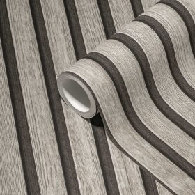 Elements szürke lambériamintás tapéta  39109-2