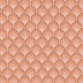   Retro Chic narancs, rózsaszín, piros retro, geometriai mintás tapéta 39538-5