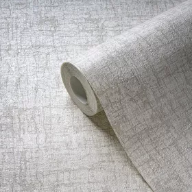    Texture Art gyöngyházfehér-szürke repedezett kő hatású tapéta 39564-1